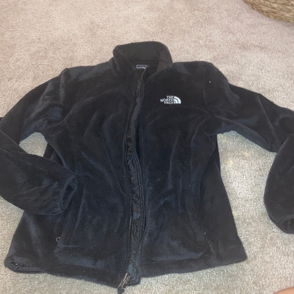 The North Face Jackets & Blazers - EUC black fuzzy north face